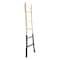 Hello Honey® 6ft. Natural & Black Wood Decorative Blanket Ladder